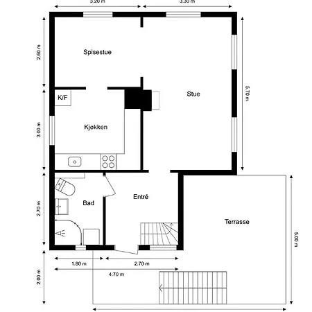 Big 2 Floors Apartment, Perfect Location And View Апартаменты Тромсё